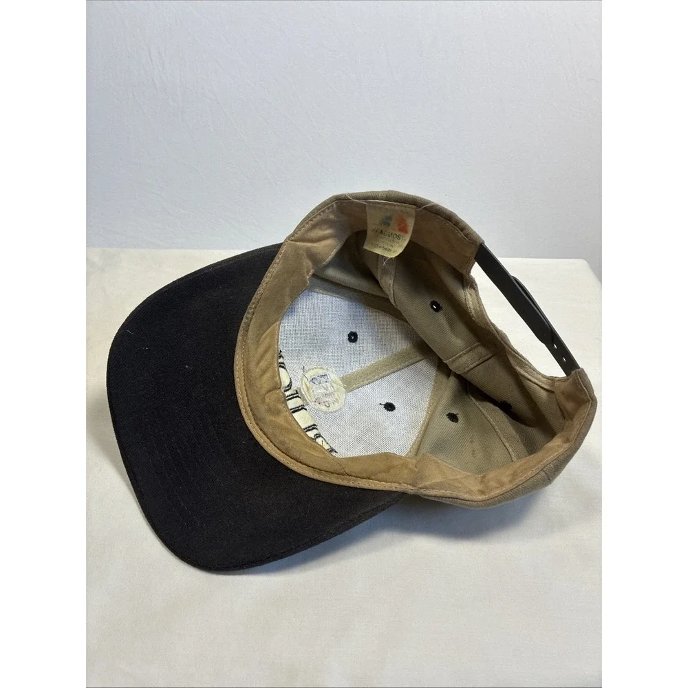 Vintage GM Buick Snap Back Beige Brown Headmost Brand